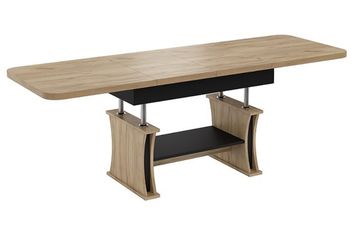 designimpex Couchtisch DA-777 Couchtisch höhenverstellbar ausziehbar günstig online kaufen