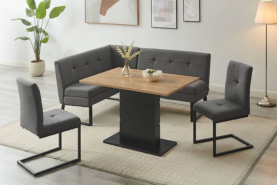 OTTO home Eckbankgruppe "Geranie, Sitzgruppe, Eckbank inkl. Stauraum, Essti günstig online kaufen