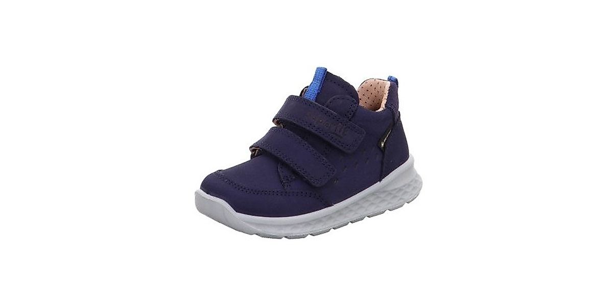 Superfit Stiefelette Leder BREEZE BLAU/HELLBLAU Schnürschuh günstig online kaufen