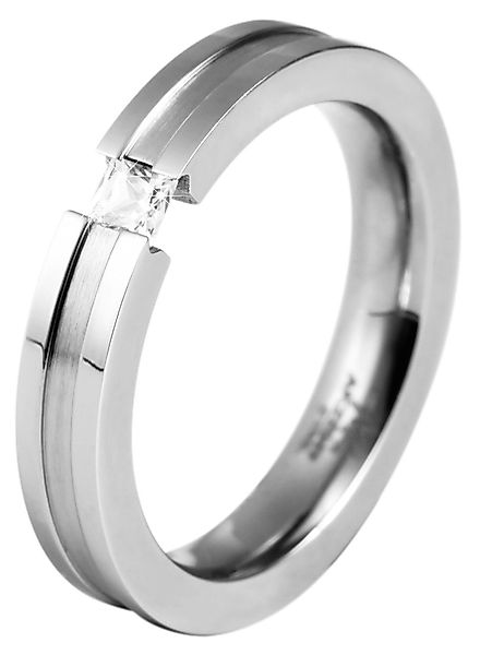 AKZENT Fingerring Felizia aus Edelstahl 1 günstig online kaufen