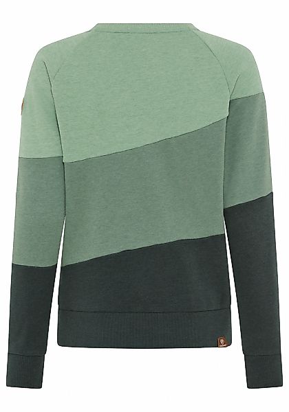 Ragwear Sweater "JOHANKA BLOCK", Crew Neck im Color-Blocking Design günstig online kaufen