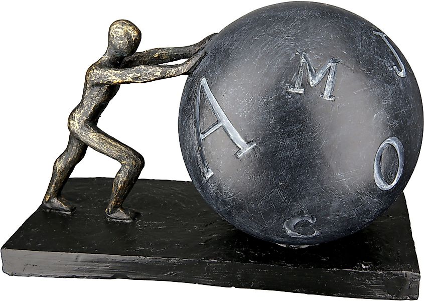 Casablanca by Gilde Dekofigur Skulptur Pushing günstig online kaufen