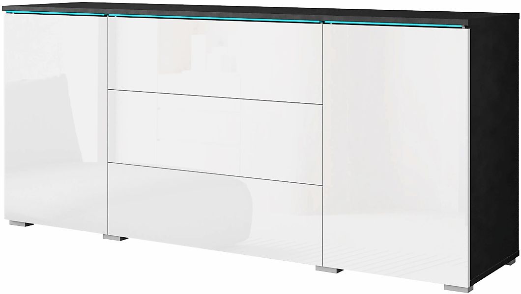 INOSIGN Sideboard "VERA, grifflos", verstellbare Einlegeböden, Wahlweise mi günstig online kaufen