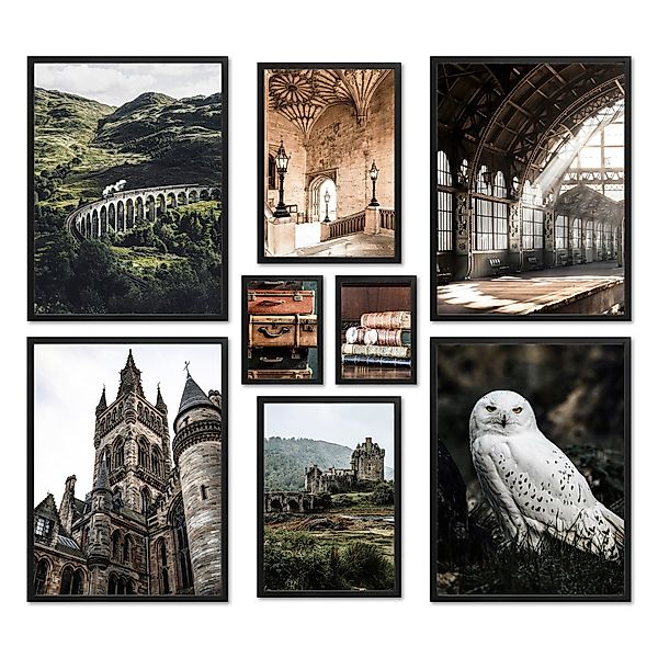 ARTFAVES Bilder-Collage Poster Set - POTTERHEAD günstig online kaufen