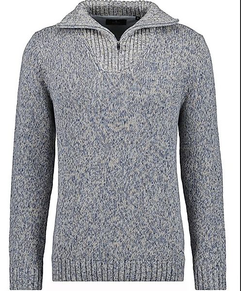 RAGMAN V-Ausschnitt-Pullover Tweed mit Troyer und günstig online kaufen
