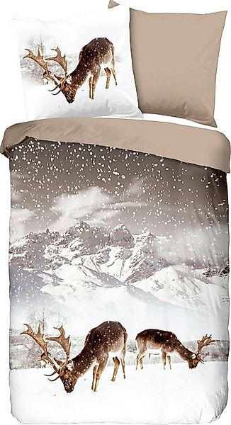good morning Wendebettwäsche Winter Bettwäsche-Set Bettbezug & Kissenbezüge günstig online kaufen