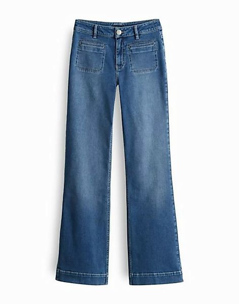 OPUS Bootcut-Jeans EBBI LONG Mid Rise aus elastischem BCI Cotton Mix günstig online kaufen