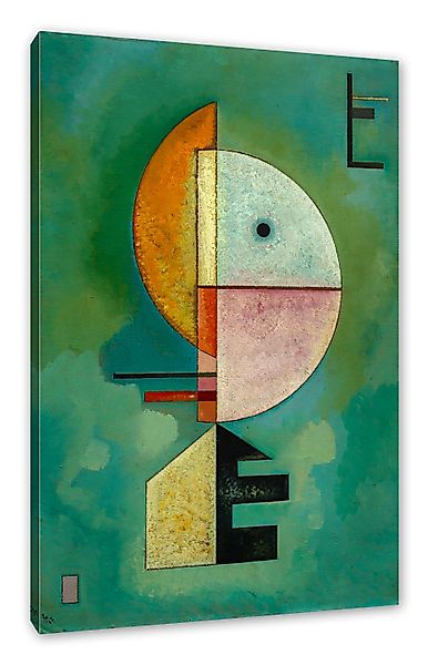 Pixxprint Leinwandbild Wassily Kandinsky - Empor, günstig online kaufen