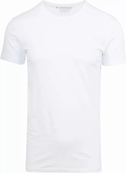 Garage Basic T-Shirt Weiss Rundhals - Größe XXL günstig online kaufen