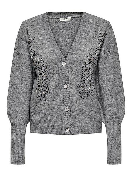 JACQUELINE de YONG Cardigan Strickjacke V-Ausschnitt Knopfleiste Bündchen J günstig online kaufen