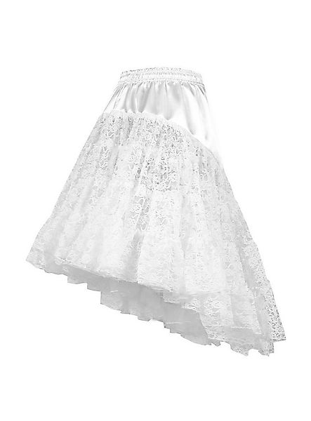 thetru Kostüm Petticoat mit Schleppe weiß, Eleganter Unterrock, vorne kurz günstig online kaufen