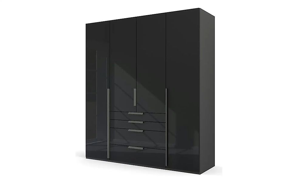 Drehtürenschrank  Port Talbot ¦ schwarz ¦ Maße (cm): B: 201 H: 223 Schränke günstig online kaufen