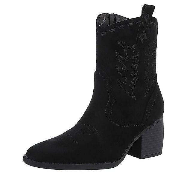 Ital-Design Damen Cowboyboots Western Westernstiefelette (88672010) Blockab günstig online kaufen