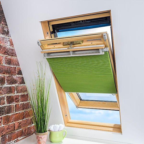 Liedeco Dachfensterplissee "Universal Dachfenster-Plissee" verdunkelnd ener günstig online kaufen