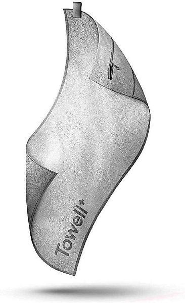 Stryve Sporthandtuch Towell + mit Tasche und Magnetclip,Brighte White günstig online kaufen