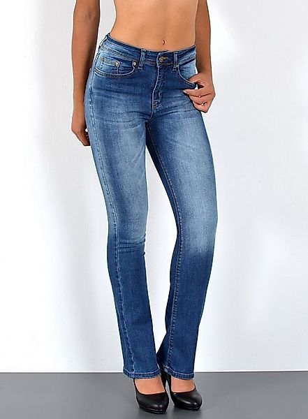ESRA Bootcut-Jeans Damen Bootcut Jeans High günstig online kaufen