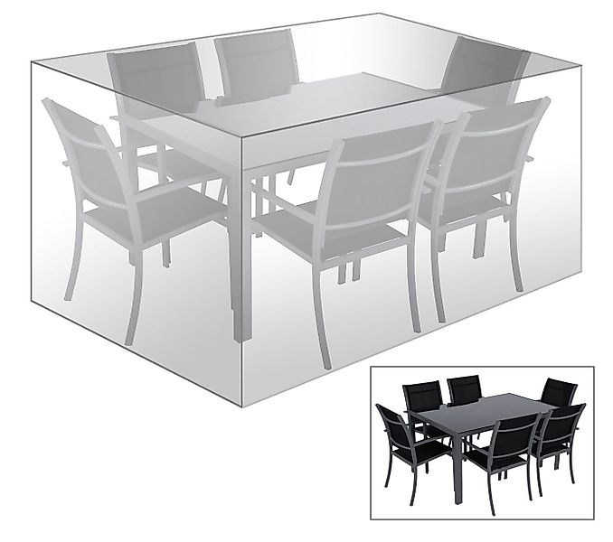 Woltu Gartenmöbel-Schutzhülle (1-St), Schutzhaube für Sitzgruppe,transparen günstig online kaufen