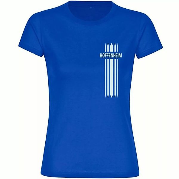 multifanshop T-Shirt Damen Hoffenheim - Streifen - Frauen günstig online kaufen