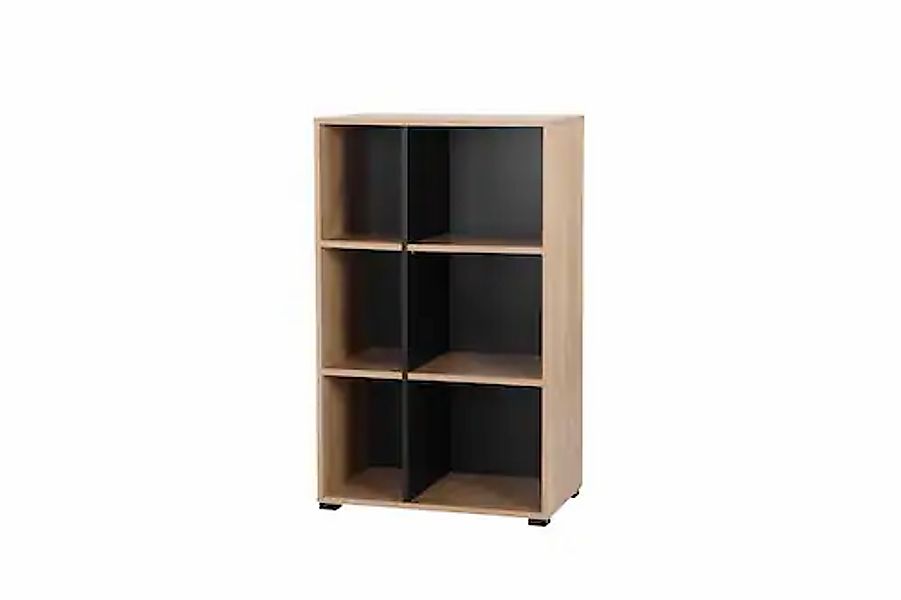 Places of Style Aktenregal »Moid,«, Bücherregal, Maße 64,5x40x106 cm, 6 Fäc günstig online kaufen