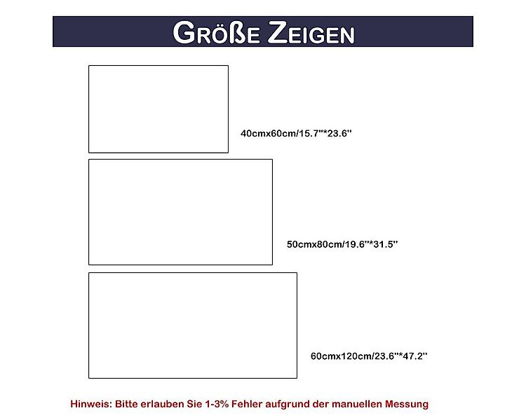 Rosnek Teppich Flauschig dick, rechteckig, weich warm, Boden Home Deko, Höh günstig online kaufen