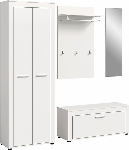 INOSIGN Garderoben-Set "Aosta", (Set, 4 St.), Aosta, Höhe 191 cm, 4-tlg. Ga günstig online kaufen