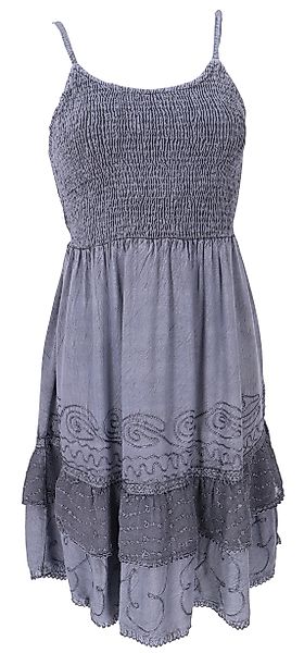 Guru-Shop Midikleid Besticktes indisches Boho Kleid, günstig online kaufen