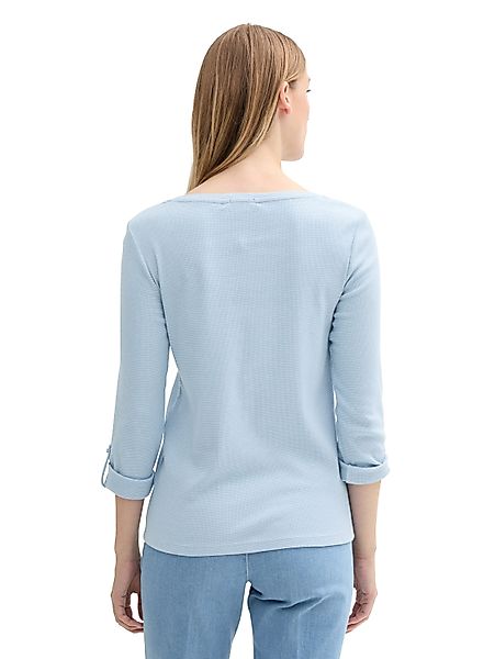 TOM TAILOR Langarmshirt, mit Henley-Ausschnitt günstig online kaufen
