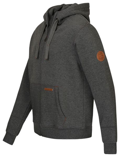 Gradnetz Sweatjacke Herren Hoody Bio Baumwolle günstig online kaufen