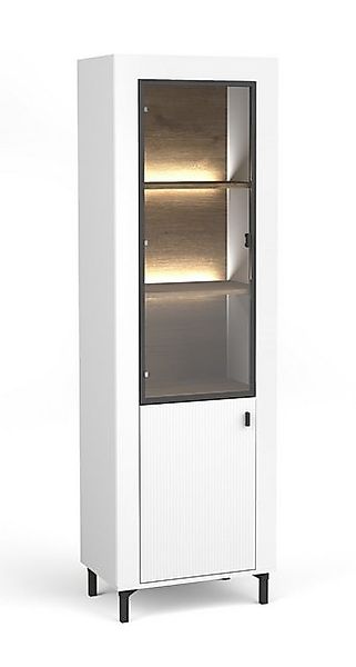 99rooms Vitrine Kossa (Standvitrine, Wohnmöbel) Modern Design, Soft-Close-F günstig online kaufen