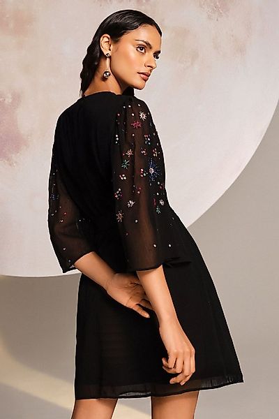 Love & Roses Minikleid Love & Roses Minikleid mit Kimonoärmeln, Kurzgröße ( günstig online kaufen