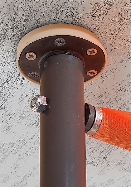 Angerer Freizeitmöbel Klemmmarkise grau gestreift, Ausfall: 150 cm, versch. günstig online kaufen