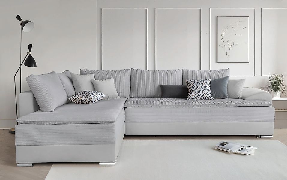 Home affaire Ecksofa "Night & Day L-Form, B: 324 cm, mit Dauer-Schlaffunkti günstig online kaufen