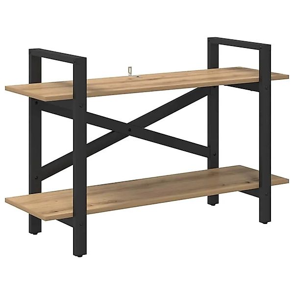 vidaXL Bücherregal Artisan-Eiche 100 x 33,5 x 64 cm Holzwerkstoff 883957 günstig online kaufen