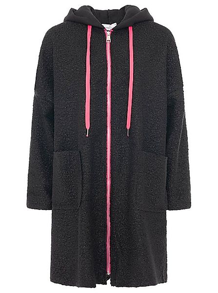 Zwillingsherz Kurzmantel "Neon" aus Teddystoff mit Kapuze, Reißverschluss u günstig online kaufen