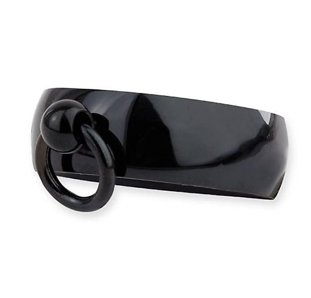 etNox Fingerring Story of O Ring mit Ring: Edelstahl schwarz von etNox günstig online kaufen