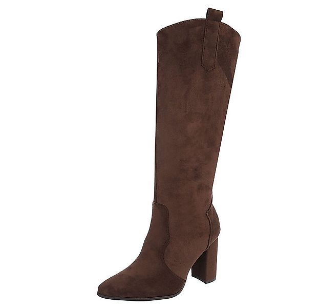 Ital-Design Elegante Damenstiefel mit Blockabsatz für Alltag und Freizeit H günstig online kaufen