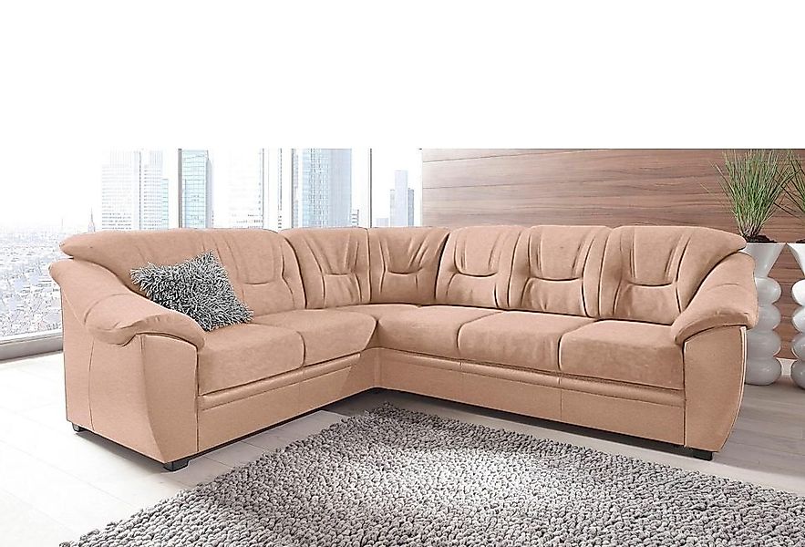 sit&more "Savona L-Form, B: 262 cm" optional Bettfunktion, Federkern günstig online kaufen