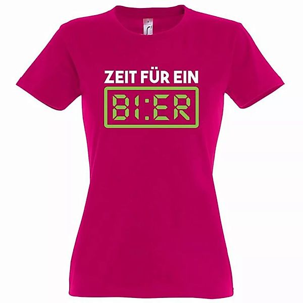 Youth Designz T-Shirt "Zeit Für Ein Bier" Damen Shirt mit lustigem Frontpri günstig online kaufen