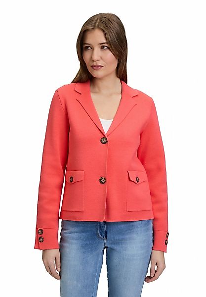 Betty Barclay Strickjacke "Betty Barclay Damen Strickblazer mit aufgesetzte günstig online kaufen