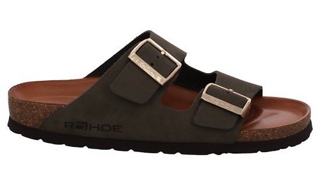 Rohde Alba Pantolette, Keilabsatz, Sommerschuh, Hausschuh mit zwei Schnalle günstig online kaufen