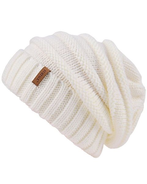 FOUORTUNATE-BEE Strickmütze Damen Wintermütze, weiche Strickmütze, locker & günstig online kaufen