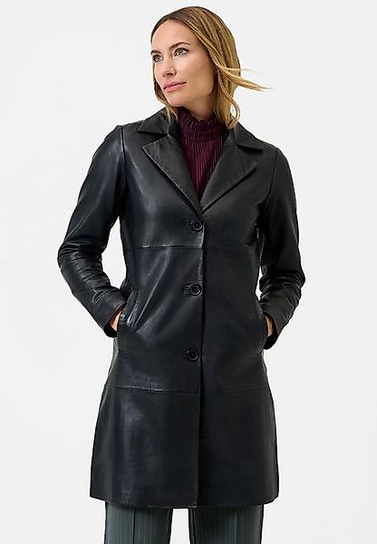 RICANO Ledermantel Marzia eleganter Ledermantel mit Reverskragen günstig online kaufen
