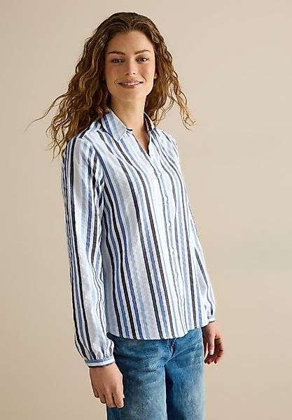 Cecil Langarmbluse aus softem Materialmix günstig online kaufen