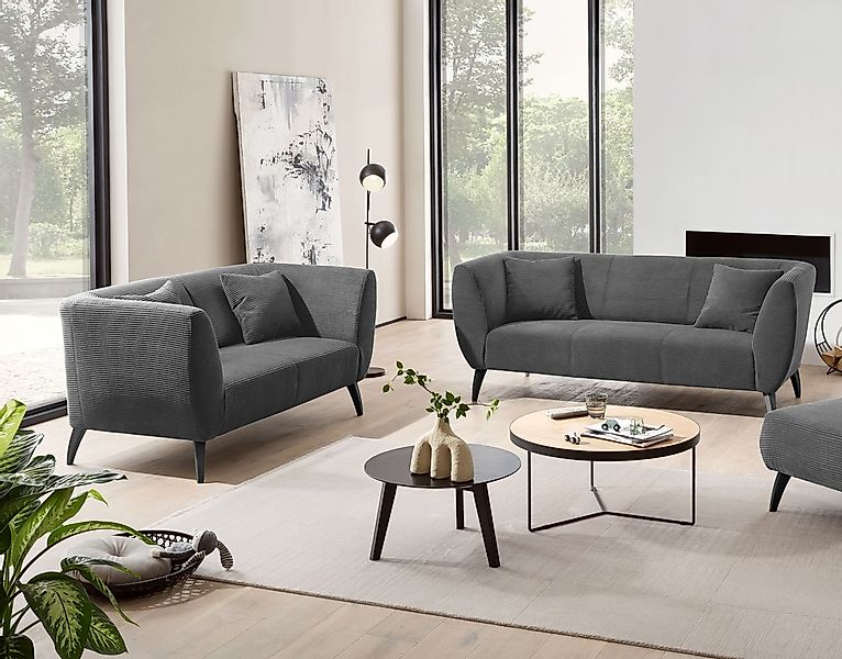 INOSIGN Polstergarnitur »Colori«, (Set, 2 tlg., 3-Sitzer und 2-Sitzer), auc günstig online kaufen