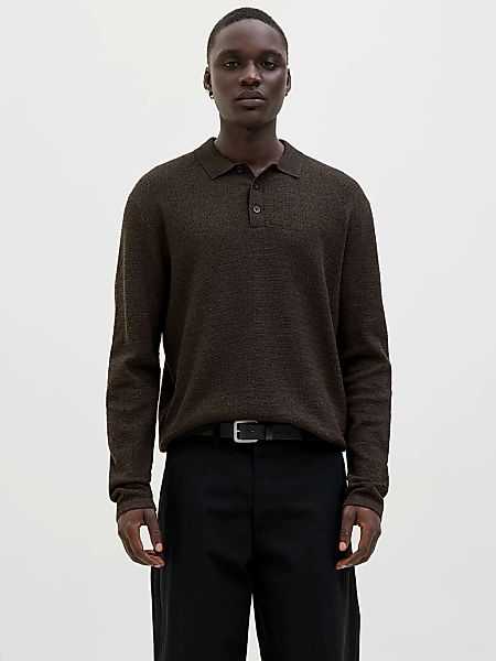 Jack & Jones Strickpullover "JJEGEORGE KNIT POLO LS SN" günstig online kaufen