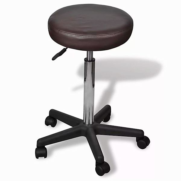 vidaXL Bürostuhl Bürohocker Braun (1 St) günstig online kaufen