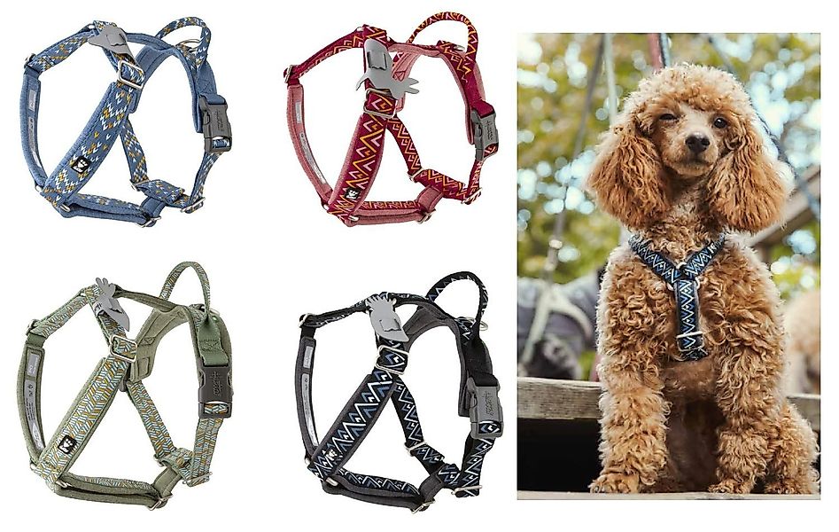HURTTA Hunde-Geschirr Razzle-dazzle Y-Geschirr günstig online kaufen