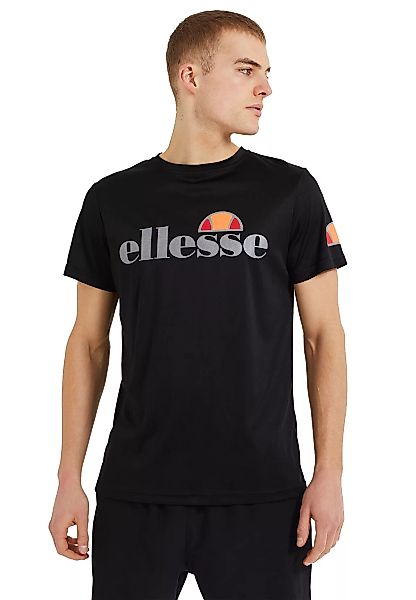 ellesse – Pozzio – T-Shirt in Schwarz mit reflektierendem Logo günstig online kaufen
