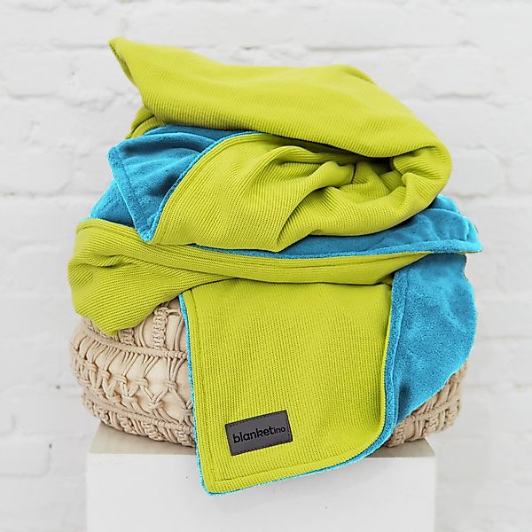 Wohndecke XL Kuscheldecke • Mini Strick günstig online kaufen
