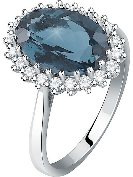 CHRIST Goldring CHRIST Damen-Damenring 585er Weißgold 1 Topas günstig online kaufen